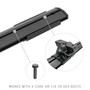 Go Rhino 5935000T - 20-22 Jeep Gladiator JT/16-22 Toy. Tacoma/05-21 Nssn Frontier XRS Cross Bars Kit - Tex. Blk