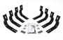 Go Rhino 6840496 - 11-14 Chevrolet Silverado 2500HD/3500HD Brackets for 6in OE Xtreme W2W SideSteps
