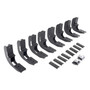 Go Rhino 6940486 - 19-22 Chevrolet Silverado 1500 CC Mtg Brackets (V-Series V3/RB10 Slim/RB20 Slim) - Tex. Blk