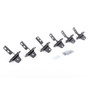 Go Rhino 6941296 - 21-22 Ford Bronco (Excl. Sport) 4DR Mtg. Brackets (V-Series V3/RB10+RB20 Slim) - Tex. Blk