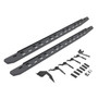 Go Rhino 69636880ST -  RB30 Slim Line Running Boards with Mounting Bracket Kit - Protective Bedliner Coating