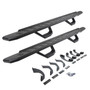 Go Rhino 6964358020PC -  RB30 Running Boards with Mounting Brackets & 2 Pairs of Drops Steps Kit - Textured Black