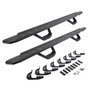 Go Rhino 6960478720T -  RB30 Running Boards with Mounting Brackets & 2 Pairs of Drops Steps Kit - Protective Bedliner Coating