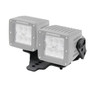 Go Rhino 731230T - 18-20 Jeep Wrangler JL/JLU/Gladiator JT Light Mount - Two 3in Cubes