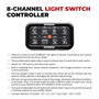 Go Rhino 758CHSCW - Xplor 8 Channel Switch Controller - Blk