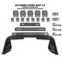 Go Rhino 918600PS - 20-20 Chevy 2500/3500 Sport Bar 2.0 Complete Kit w/Sport Bar + Retractable Light Mnt