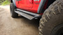 Go Rhino D14505T - 07-18 Jeep Wrangler JKU Dominator Extreme D1 SideSteps Complete Kit w/SideStep + Brkts