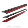 Go Rhino D14429T - 05-20 Toyota Tacoma Dominator Extreme D1 SideSteps Complete Kit w/SideStep + Brkts