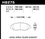 Hawk HB275N.620 - 98-00 Civic Coupe Si / 01-06 Civic DX EX GX HX LX HP+ Street Front Brake Pads