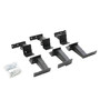 Go Rhino FSD4129TK - 21-24 Ford Bronco 4dr (Excl. Sport) Brackets for Dominator Xtreme Frame Slider - Tex. Blk