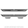 Go Rhino DT4432T - 2024 Toyota Tacoma Double Cab Dominator Xtreme DT SideSteps w/ Brackets - Texture Black