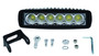 Hella 357203001 - Value Fit Mini 6in LED Light Bar - Flood Beam Pedestal