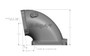 Holley EFI 300-248BK - EFI Throttle Body Intake Elbow