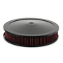 Holley 120-501 - RetroFilter Drive-By-Wire Air Cleaner - 16-Inch Diameter - Black