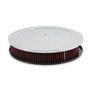 Holley 120-500 - RetroFilter Drive-By-Wire Air Cleaner - 16-Inch Diameter - Chrome