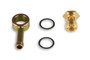 Holley 26-25 - Fitting - Adapter Banjo - Straight - 5/16 in Hose Barb to 9/16-24 in Banjo - Brass - Natural - Each Holley 26-25 - Fitting - Adapter Banjo - Straight - 5/16 in Hose Barb to 9/16-24 in Banjo - Brass - Natural - Each