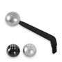 Hurst 163653HST - ABS Shift Knob - 6-Speed Pattern - Matte Grey