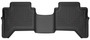 Husky Liners 14411 - 2019 Ford Ranger SuperCrew WeatherBeater 2nd Row Black Floor Liners