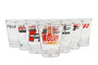 Holley 36-485 - Shot Glass; 2 oz.; w/Flowmaster Logo; Sold Individually;