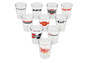 Holley 36-485 - Shot Glass; 2 oz.; w/Flowmaster Logo; Sold Individually;