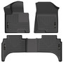 Husky Liners 95531 - 2022 Hyundai Santa Cruz WeatherBeater Front & 2nd Seat Floor Liners - Black