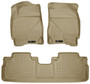 Husky Liners 98353 - 09-12 Ford Escape/Mazda Tribute (Base/Hybrid) WeatherBeater Combo Tan Floor Liners