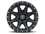 Icon 1817859057SB - Rebound 17x8.5 6x5.5 25mm Offset 5.75in BS 95.1mm Bore Satin Black Wheel