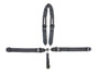 Impact Racing 57941111 - 5-PT Wizard Harness V-Type Shoulder P/D Grey