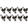 Injector Dynamics 1300.48.14.14.10 - 1340cc Injectors - 48mm Length - 14mm Grey Top - 14mm Lower O-Ring (Set of 10)
