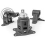 Innovative Mounts 29850-85A - 08-12 Accord Replacement Engine Mount Kit J-Series Manual 400-500HP 85A Grey