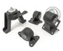 Innovative Mounts 60550-60A - Innovative 00-05 Toyota MR2 Spyder 1ZZ Black Steel Mounts 60A Bushings