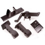 Innovative Mounts 90757-95A - 00-09 S2000 Conversion Mount Kit K24/Manual /Adapter Plate 500+HP 95A Red