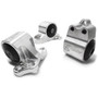 Innovative Mounts B10150-95A - 92-95 Civic 94-01 Integra Replacement Billet Mount Kit B/D-Series Manual / Hydro H2B 500+HP 95A Red