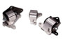 Innovative Mounts B20050-75A-BA - Innovative 96-00 Civic H-Series Black Aluminum Mounts 75A Bushings