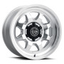 Icon 8117856547SM - Nuevo 17 X 8.5 5 X 4.5 0mm Offset 4.75in BS Silver Machined