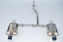 Invidia HS06TSXG3T - 04-08 Acura TSX Q300 Rolled Titanium Tip Cat-Back Exhaust