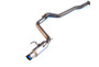 Invidia HS15SW4TRG - 2015+ WRX/STi 4 Door 80mm Single Outlet Full Titanium Cat-Back Exhaust