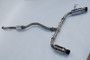 Invidia HS22HS4GD1STL - 2022+ Honda Civic Si (1.5T) 70mm N1 Cat Back Exhaust - Burnt TI Tips