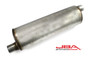 JBA 40-252201 - Universal Chambered 304SS Muffler 22in x 7in Round 2.5in Offset/Offset