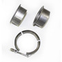 JBA VB30 - 3in Stainless Steel V-Band Clamp & Flanges