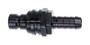 Jiffy-Tite 22505 - Q/R #5 Str Male Plug w/ Hose Barb Valved Black