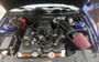 JLT CAIBA-FMG-11 - 11-14 Ford Mustang GT (w/Roush/Whipple S/C) Black Textured Big Air Intake w/Red Filter -Tune Req