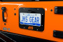 JKS JKS8210 - License Plate Relocation Kit w/Light Wrangler JK