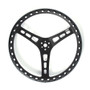 Joes Racing Products 13515-B - 15in LW Steering Wheel Alum Dished Black