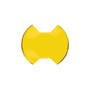 KC HiLiTES 5210 - SlimLite 8in. LED Light Shield SAE Driving (Shield Only) - Selective Yellow