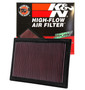 K&N 33-2287 - 04-08 Ford F150 / 05-06 Expedition / 05-07 F250 SD / 05-06 Lincoln Navigator Drop In Air Filter