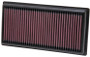 K&N 33-2981 - Replacement Air FIlter 10-11 Fiat 500 0.9L L2 / 11 Lancia Ypsilon 0.9L L2 K&N 33-2981 - Replacement Air FIlter 10-11 Fiat 500 0.9L L2 / 11 Lancia Ypsilon 0.9L L2