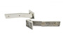 Kentrol 30578 - Jeep JK Tailgate Hinge Pair 07-18 Wrangler JK Polished Silver