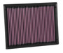 K&N 33-3086 - 16-17 Ford Ranger 2.2L/3.2L DSL Drop In Air Filter