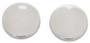Kentrol 30022 - Jeep JK Liftgate Button Covers Pair 07-18 Wrangler JK Polished Silver